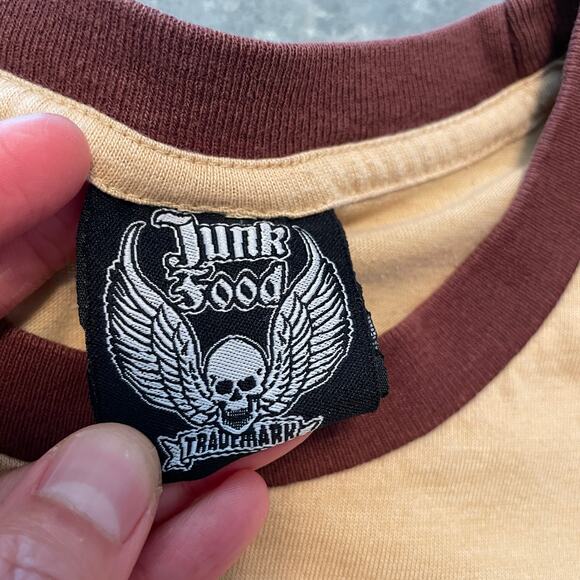 Vintage 90s Junk Food Rock N Roll Circus The Rolling Stones Tee Shirt Small - Picture 3 of 8